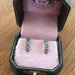 Juicy couture small hoop earrings